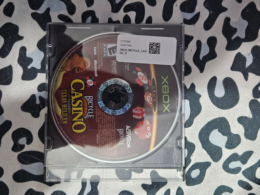 Xbox original: Bicycle Casino Texas Hold'em (Used)