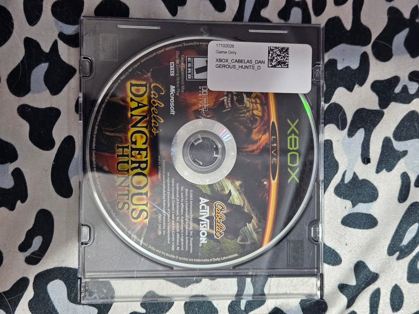 Xbox original: Cabela's Dangerous Hunts (Used)