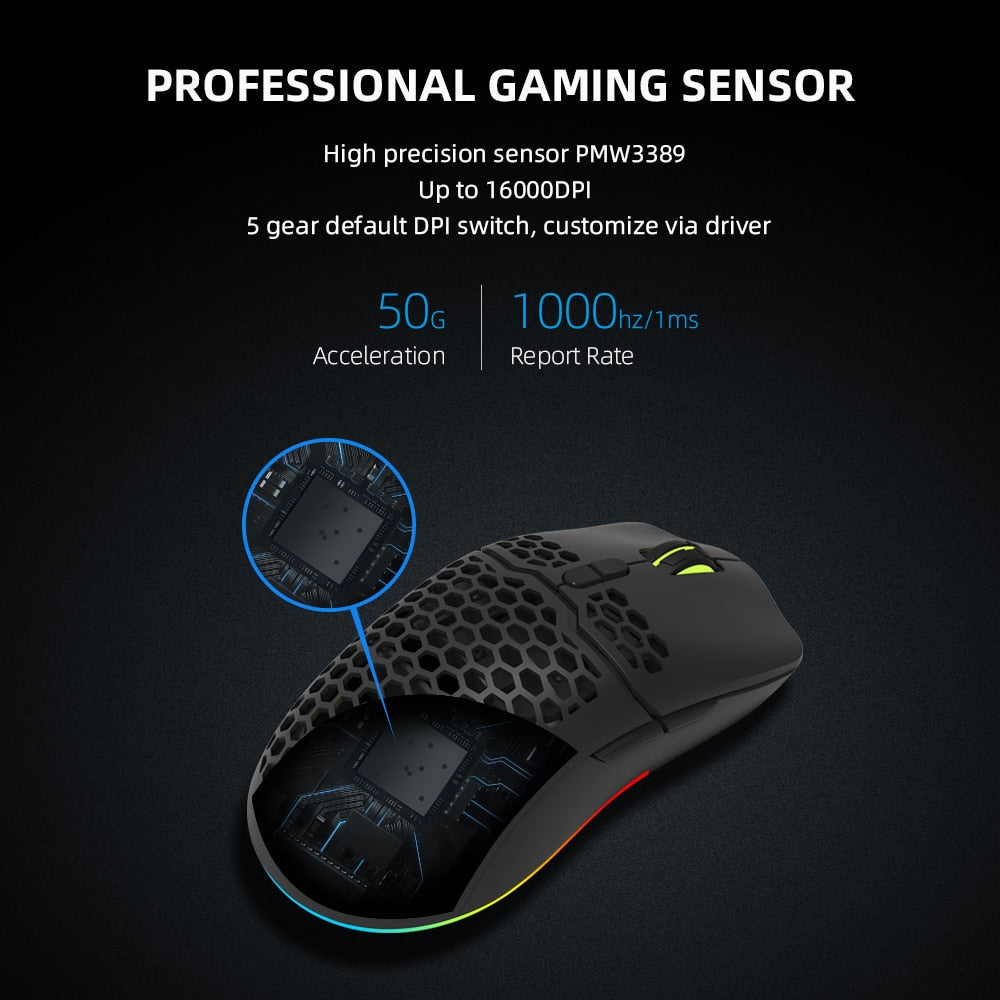 16000 DPI RGB Gaming Mouse (New)